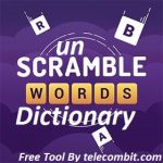 Word Unscrambler Dictionary