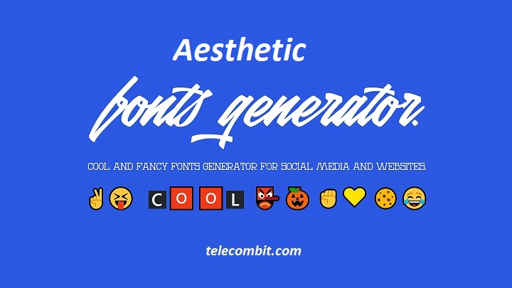 aesthetic fonts generator