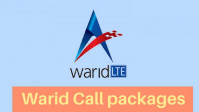 Warid Call 2018 Packages with activation codes