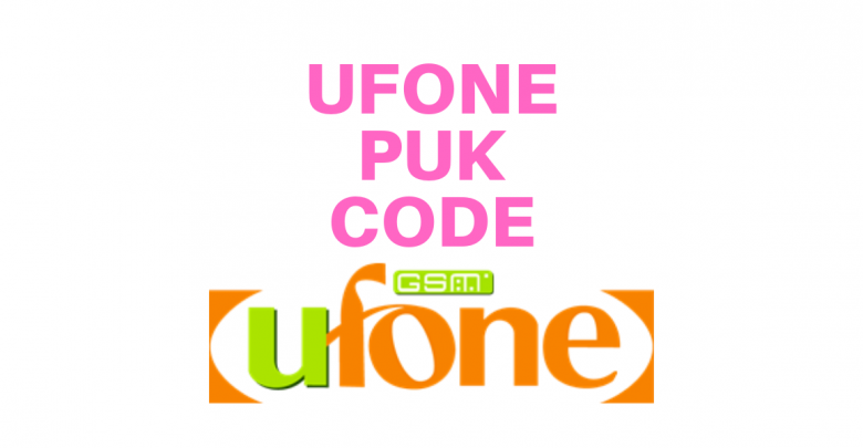 ufone puk code