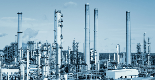 What do oil and raw gas refineries conduct?