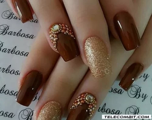 Brown Nail Art Nail Art Ideas That Are Trendy In 2022 (Suitable For All Ages)