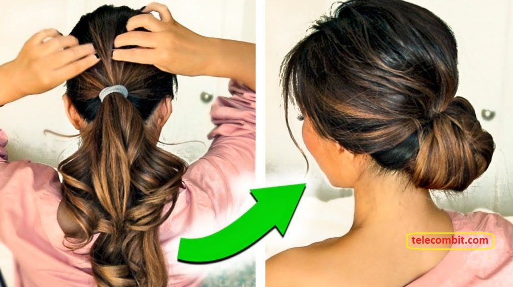 Bobble Updo Hairstyle for Lengthy Hair Best Designs For Long Hair - You Look Unique
