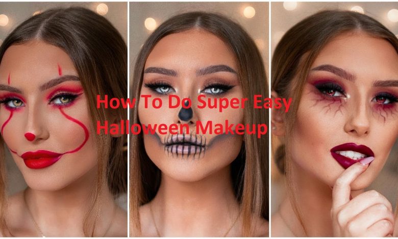 How To Do Super Easy Halloween Makeup