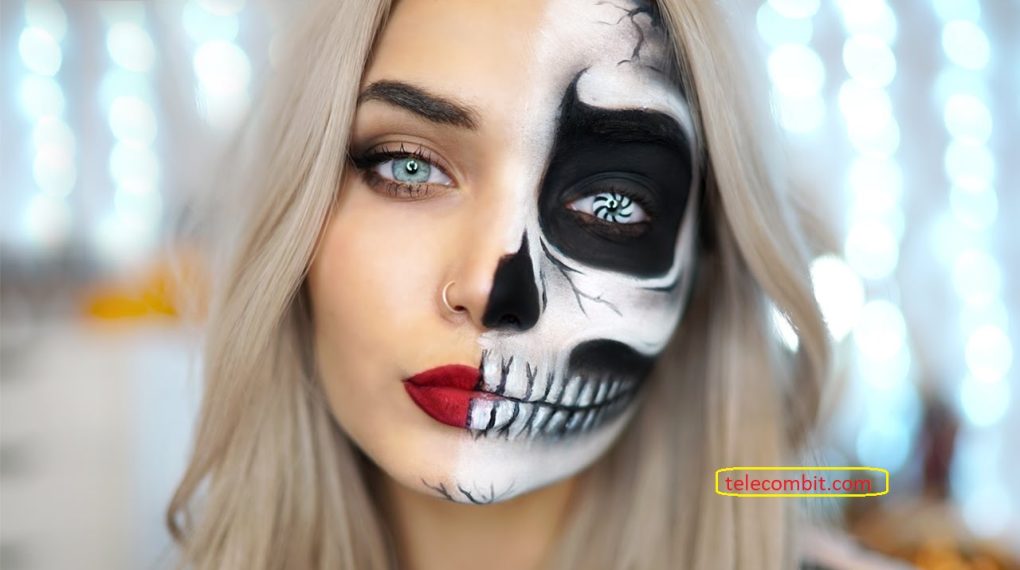 Easy Halloween Makeup: Skeleton Makeup Tutorial How To Do Super Easy Halloween Makeup