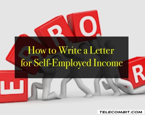 Employment Verification letter for Self-employed Individuals