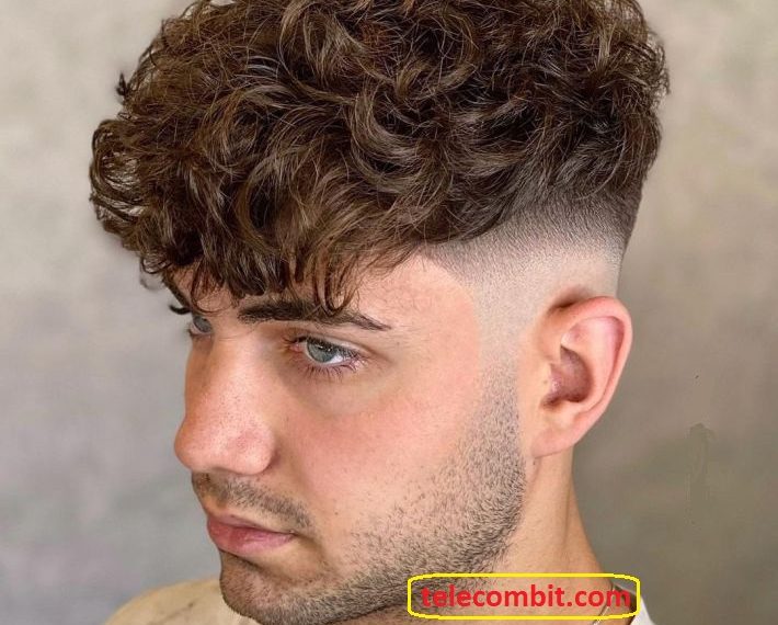 Cropped Men's Curly Hair Long Curly Hair Boy Haircuts