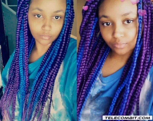 Bright Blue and Purple Mixed Braid Hairstyle Purple Hair Will It Suit Me? Check Out These Fabulous Ideas