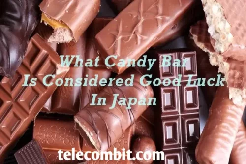 candy bar is considered good luck in japan