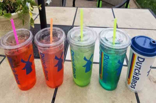 What Accomplish the Dutch Bros Straw Colors Represent?