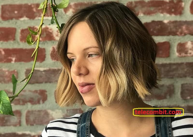 Bob Cut with Face-Framing Lightening Long Length Bob Hairstyles For Fine Hair