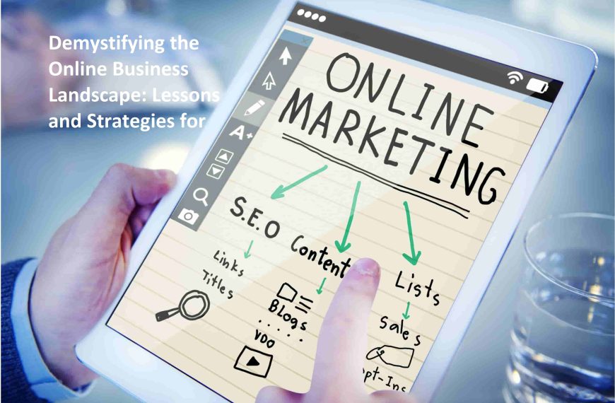 Demystifying the Online Business Landscape: Lessons and Strategies for Success