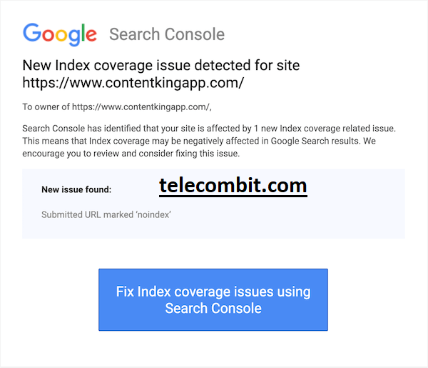 New Page indexing issues detected-telecombit.com
