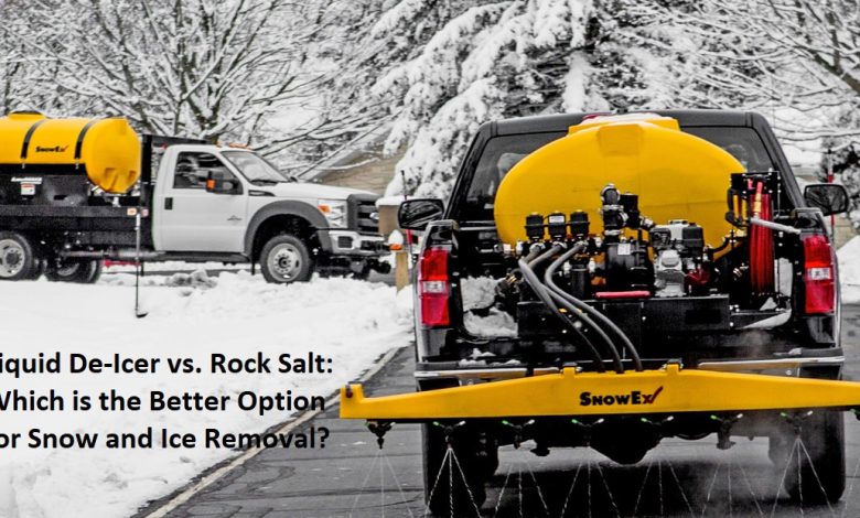 Liquid De-Icer vs. Rock Salt: Which is the Better Option for Snow and Ice Removal?