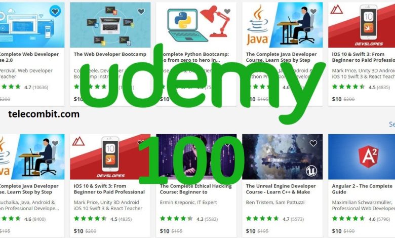 Top Most Trending Website Courses From Udemy