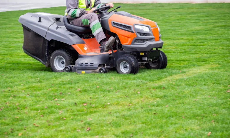 mowing after overseeding your lawn