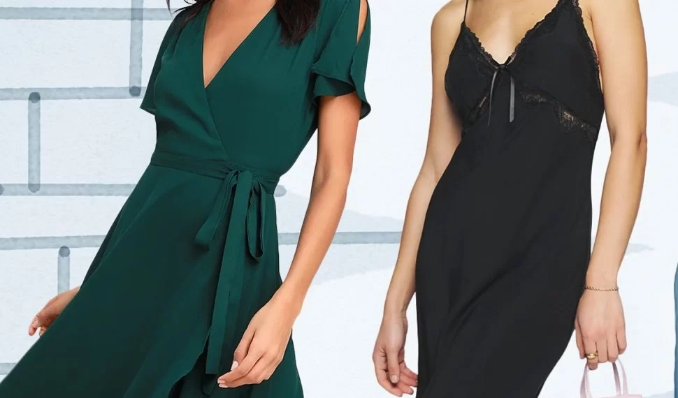 Active Elegance: Tea Length Dressy Dresses-telecombit.com