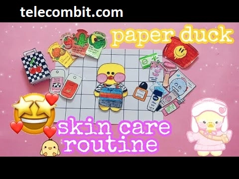 aesthetic paper duck skin care