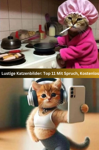 Lustige Katzenbilder: Top 11 Mit Spruch, Kostenlos