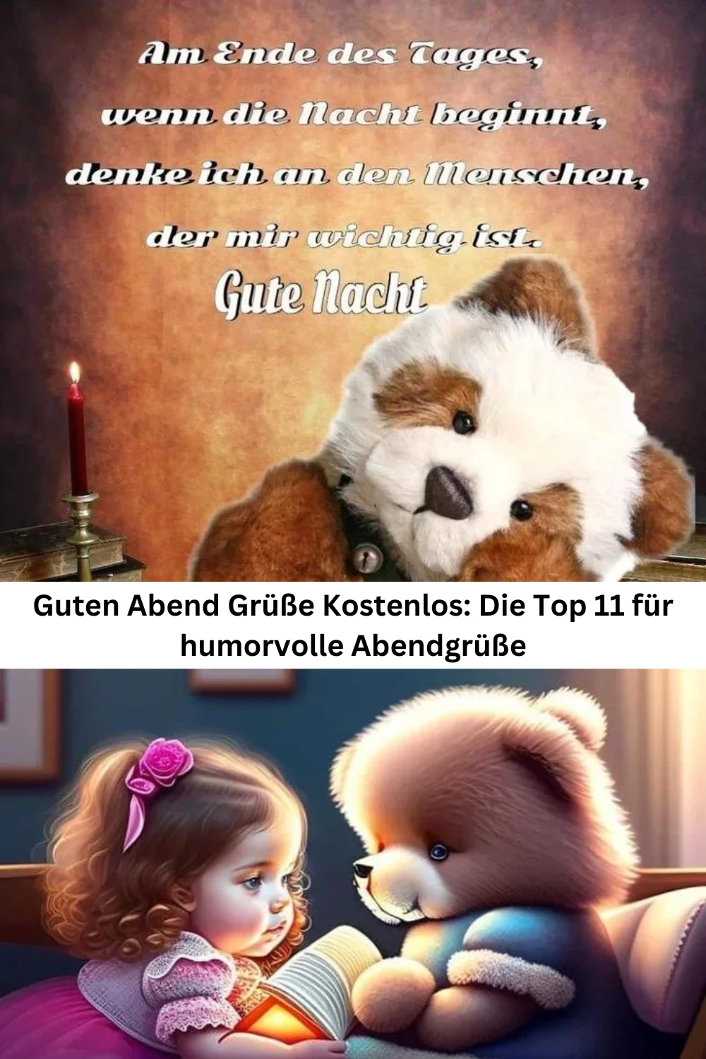 humorvolle Abendgrüße