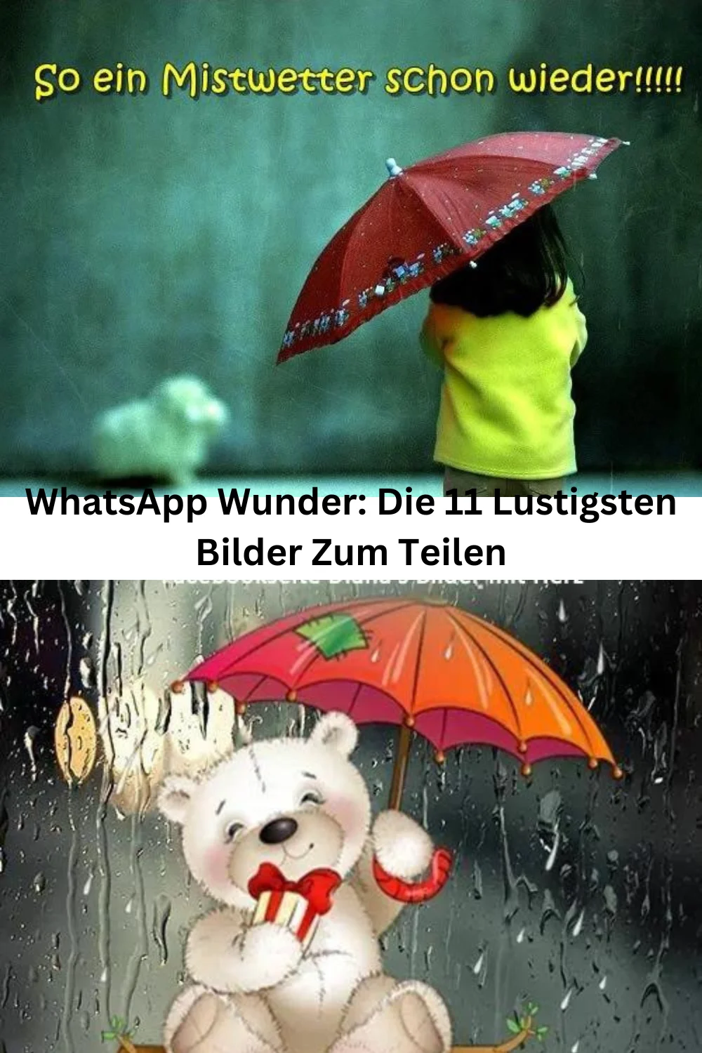 Schlechtes Wetter Lustigsten