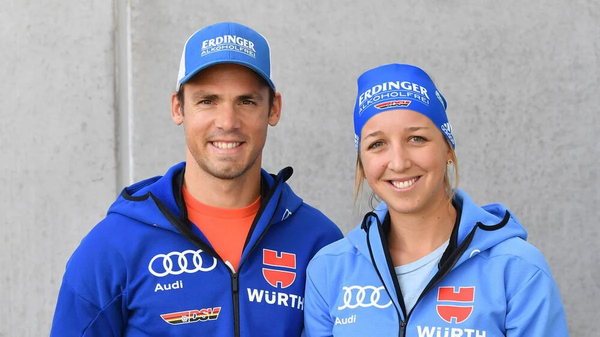 Simon Schempp und Franziska Preuß